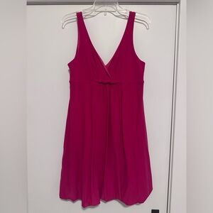 Vibrant Pink Sleeveless Dress